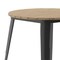 Flash Furniture 30 RD Dining Table Brown Poly Top/Black Frame JJ-T14623-80-BRBK-GG - alternate 7